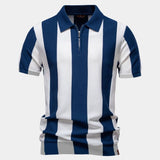 Bo™ | Polo Listrado Marinho