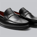 Chic Læder Penny Loafers