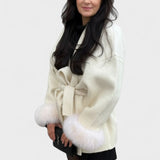 Dagmar™ | Casaco elegante com pelagem ecológica