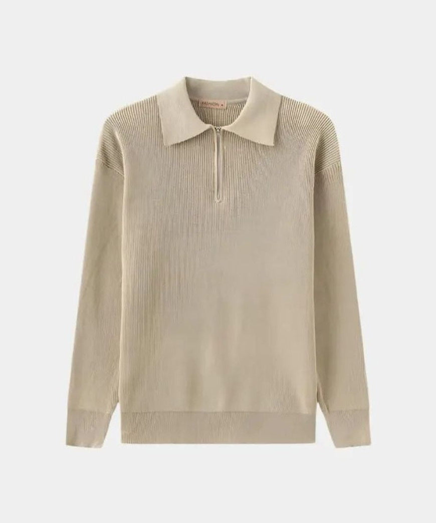 David™ | Pullover Polo com Zíper