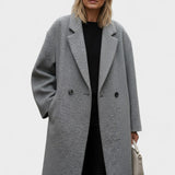 Ditte™ | Casaco de lã longo com design intemporal