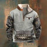 Dorian -  Elegant Half-Zip Sweater