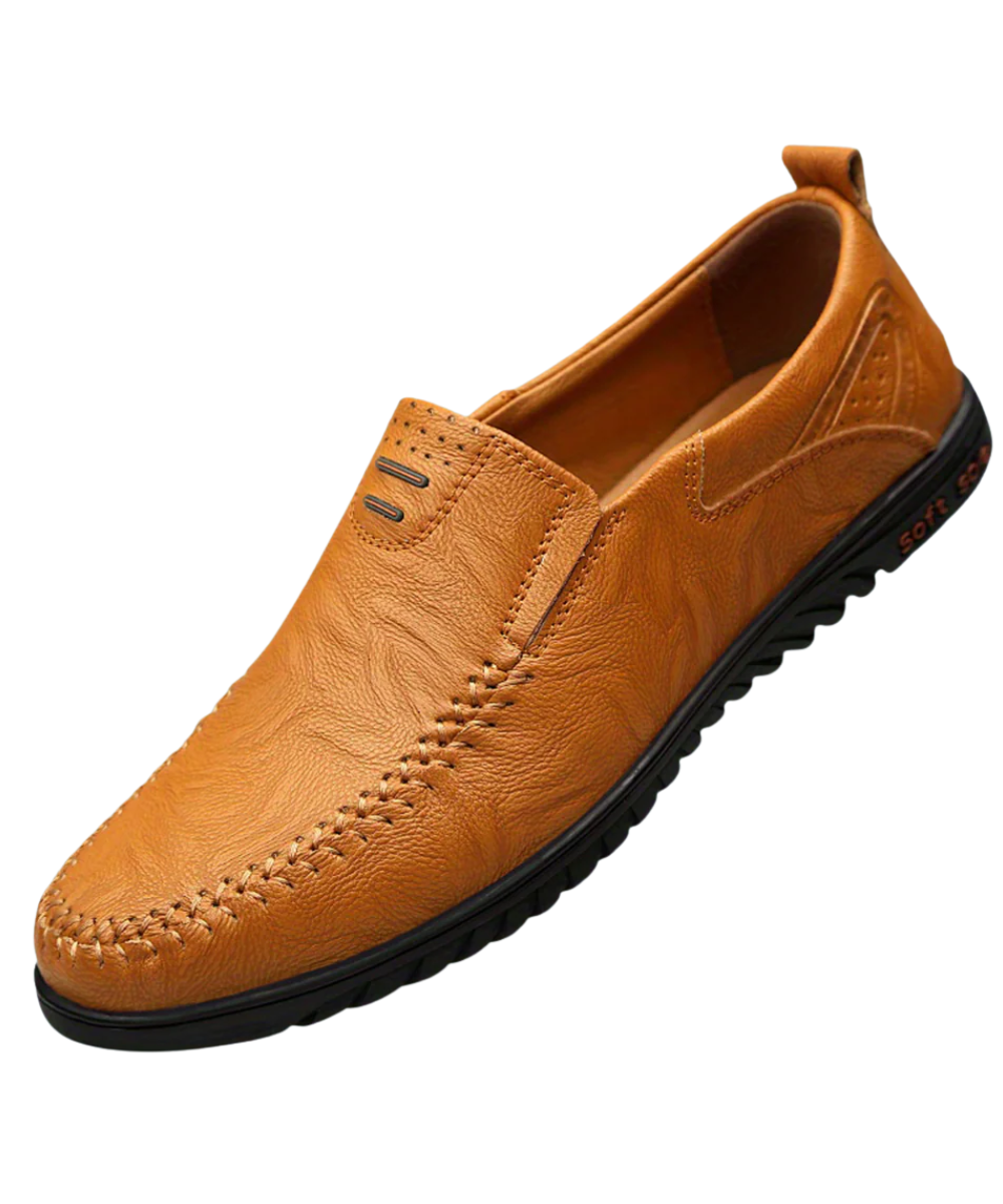 Mocassins Elegantes em Couro