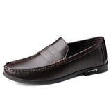 Elegantes Loafers de Couro Premium
