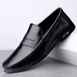 Elegantes Loafers de Couro Premium