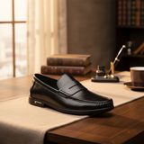 Elegantes Loafers de Couro Premium