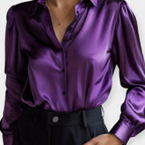 Ellen | Camisa de cetim