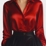 Ellen | Camisa de cetim