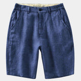 Felix™ | Calções de Linho Azul Horizonte