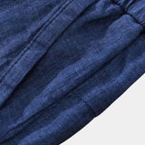 Felix™ | Calções de Linho Azul Horizonte