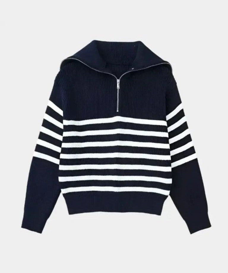 Felix™ | Sweater de Malha com Riscas