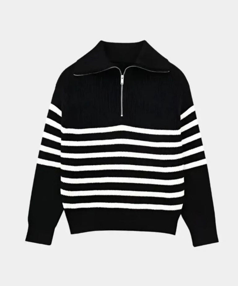 Felix™ | Sweater de Malha com Riscas