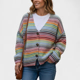 Fran™ | Cardigan vibrante com botões
