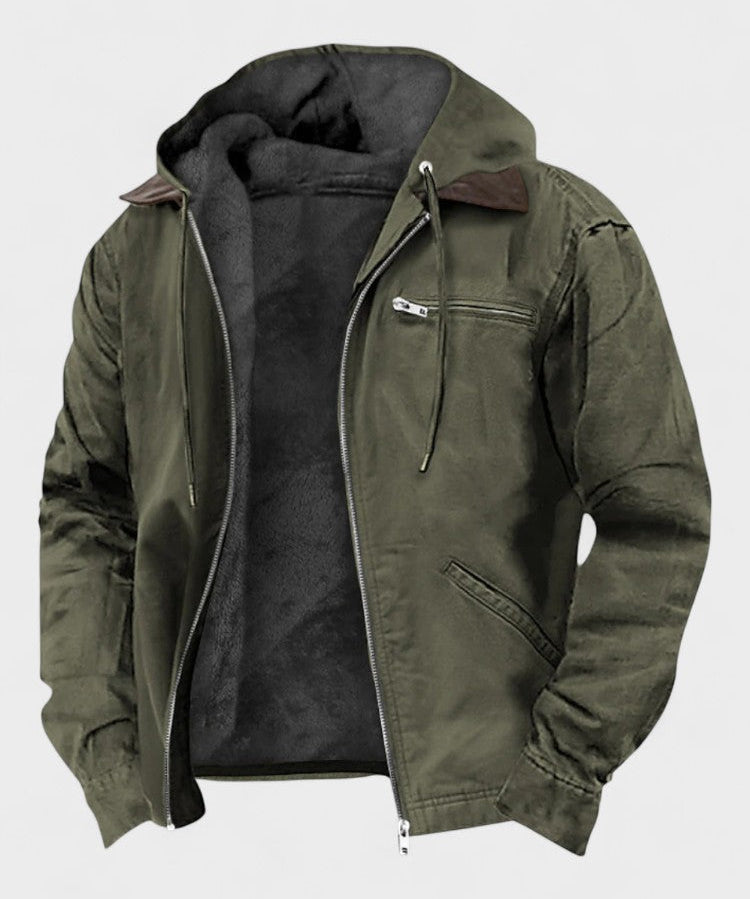 Gaspard™ | Sweatshirt com Capuz Estilosa e com Zíper