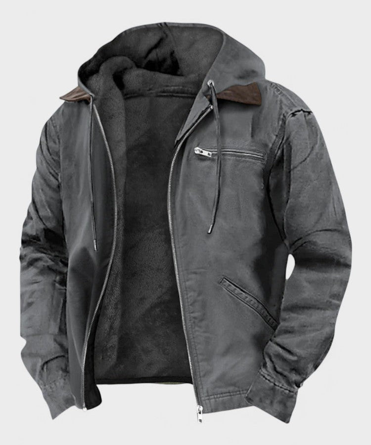 Gaspard™ | Sweatshirt com Capuz Estilosa e com Zíper