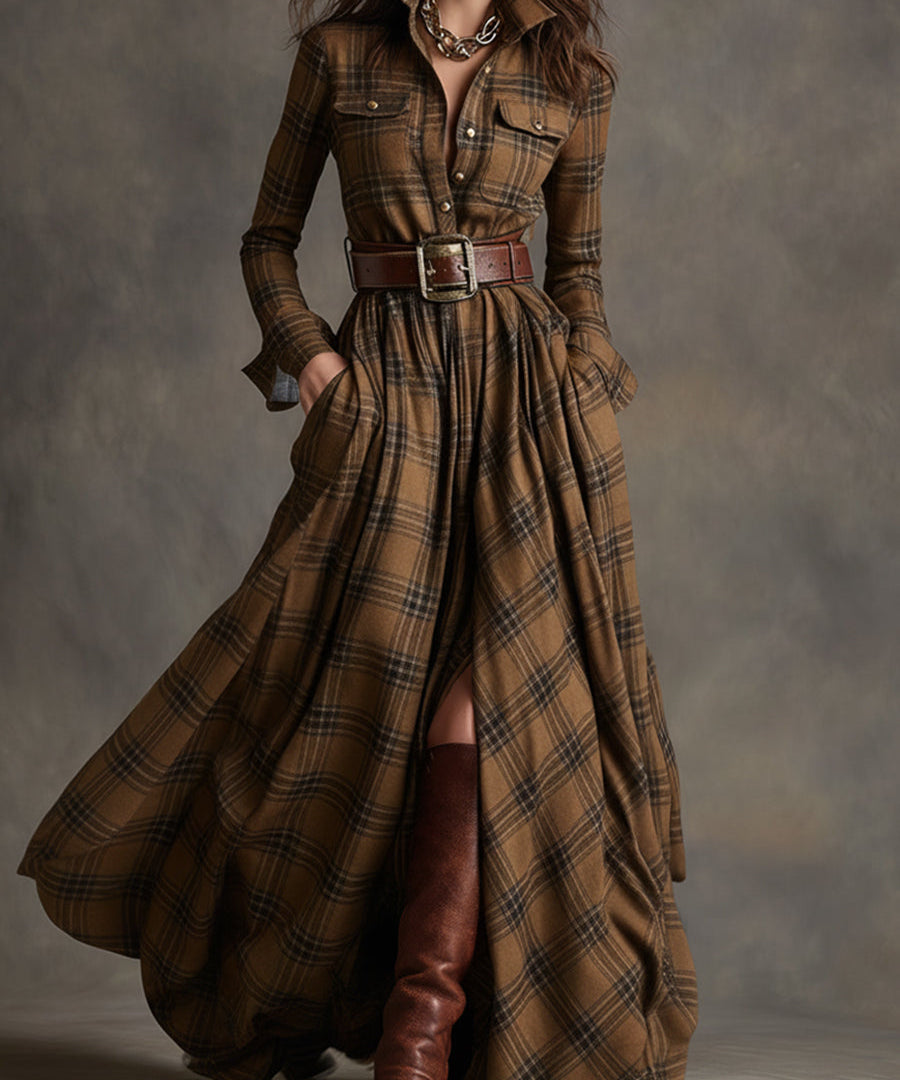 Scarlett - Vestido com cinto