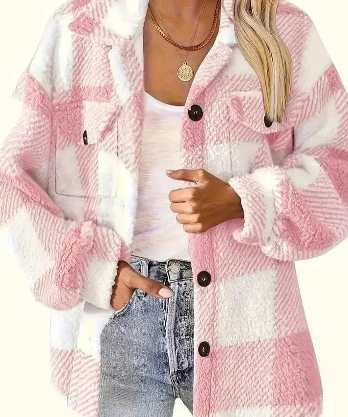 Gitte | Casaco de fleece elegante