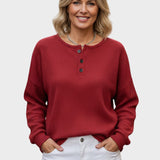 Helle™ | Sweater de Malha Waffle