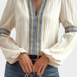 Henriette | Camisa de gola V