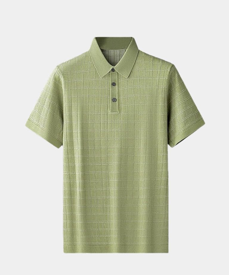 Holger™ | Pólo de Malha Clássica Preta