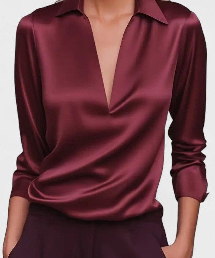 Ida | Camisa de cetim