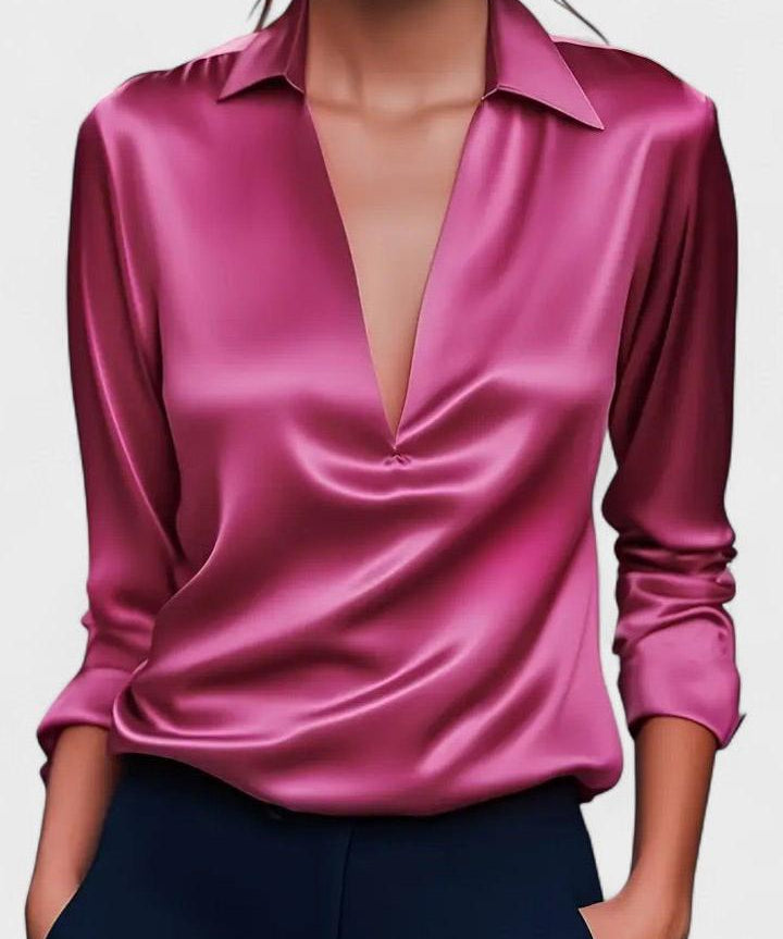 Ida | Camisa de cetim