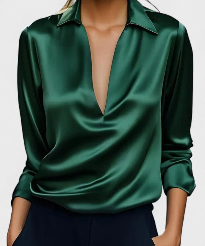 Ida | Camisa de cetim