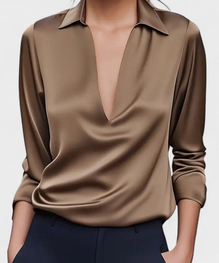 Ida | Camisa de cetim