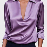 Ida | Camisa de cetim