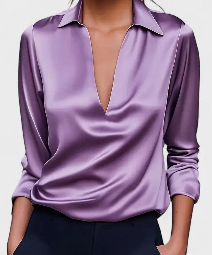 Ida | Camisa de cetim