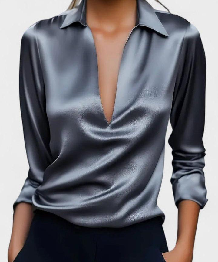 Ida | Camisa de cetim