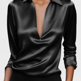 Ida | Camisa de cetim