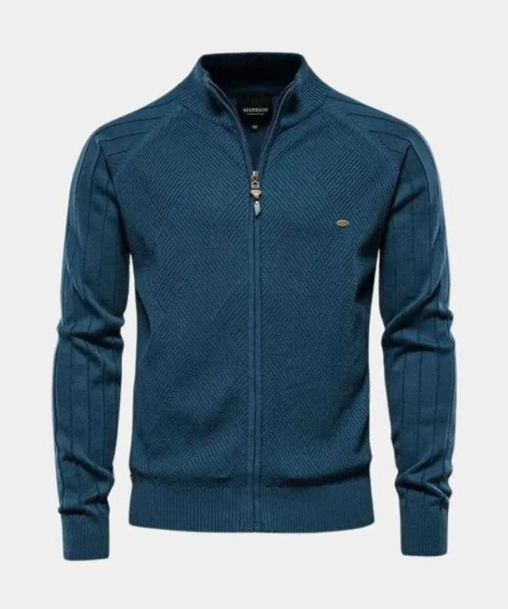 Jacquard™ | Cardigan de Malha com Zíper