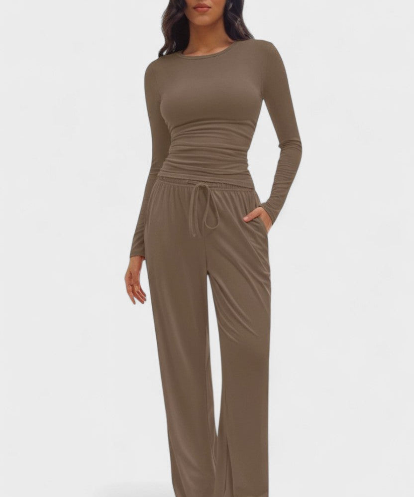 Jana™ | Conjunto solto com mangas longas