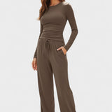 Jana™ | Conjunto solto com mangas longas