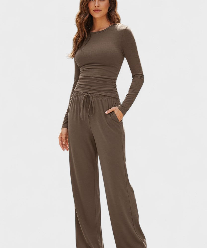 Jana™ | Conjunto solto com mangas longas