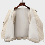 Katrine | Colete de pele elegante