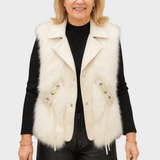 Katrine | Colete de pele elegante