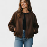 Katrine™ | Casaco bomber curto