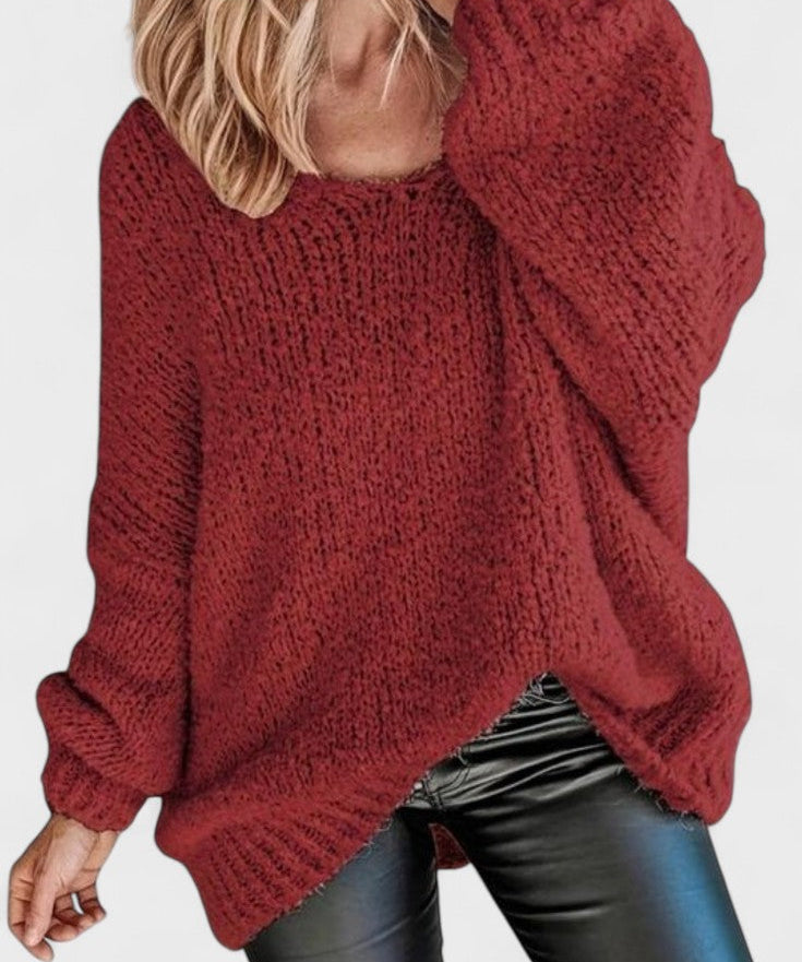 Katrine™ | Pullover leve com decote redondo