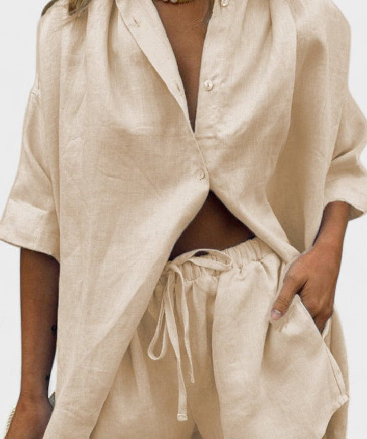 Kirstine | Conjunto de Manga Longa