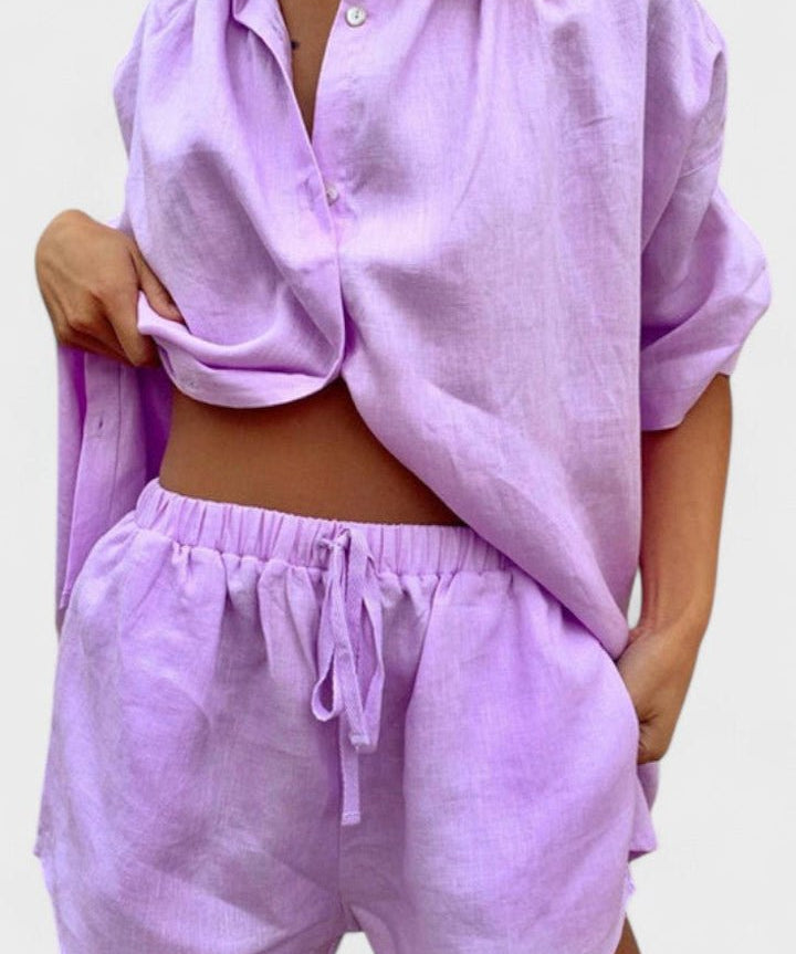 Kirstine | Conjunto de Manga Longa