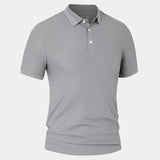 Klaus™ | Polo de Aço Cinza