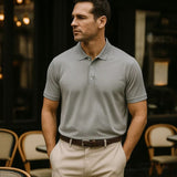 Klaus™ | Polo de Aço Cinza