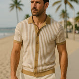 Laurits™ | Polo de Malha Listrada