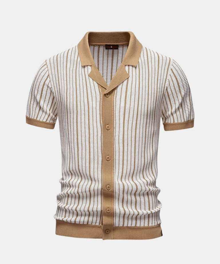 Laurits™ | Polo de Malha Listrada