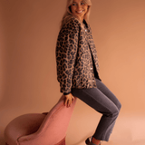 Leona | Casaco Bomber de Leopardo