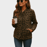 Leona | Casaco Bomber de Leopardo