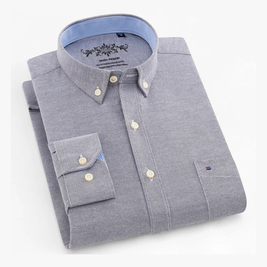 Liam™ | Camisa de Algodão Elegante