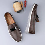 Loafers de Couro de Luxo